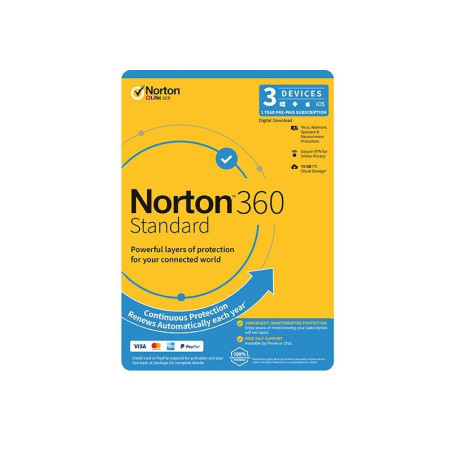 Norton 360 Standard 3 Devices 1 Year Email Key