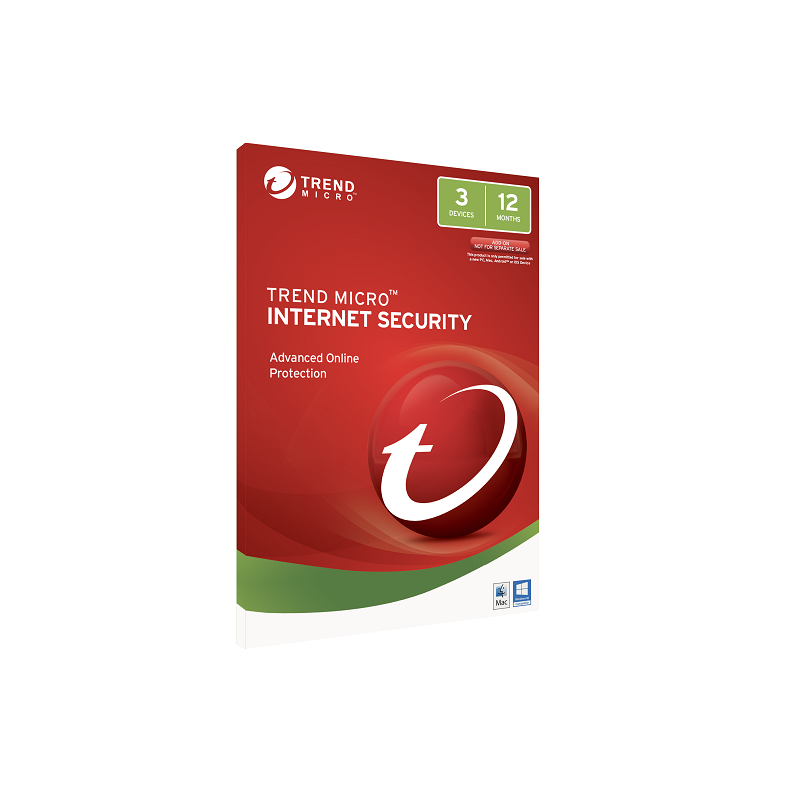 Trend Micro INTERNET SECURITY (OEM, 3 DEVICE, 1 Yr) CC Req