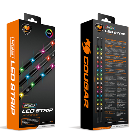 Cougar CF-STR-RGB Dual Pack 2 x 300mm RGB LED Strips