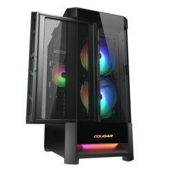 Cougar DUOFACE RGB BLACK CGR-5ZD1B-RGB midi ARGB case