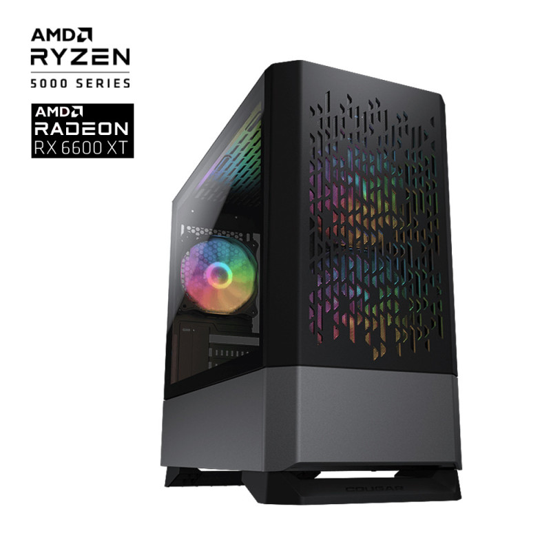 AMD Atomic Ryzen 7 5800X 6600XT Gaming PC 1TB SSD 16G