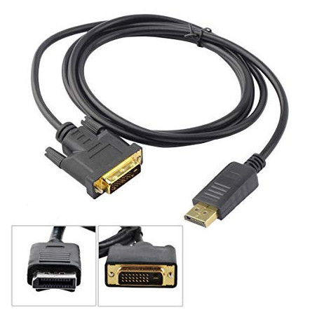 DisplayPort (Male) to DVI (Male) 1.8M Cable